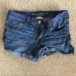 AE Shortie Denim Shorts Size 12